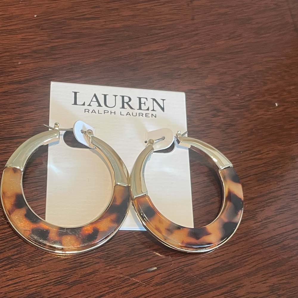 Ralph Lauren Hoop Earrings